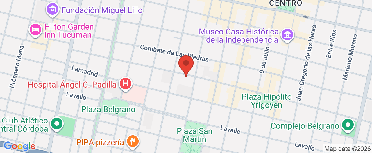 Mapa de la ubicación