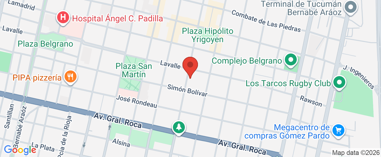 Mapa de la ubicación