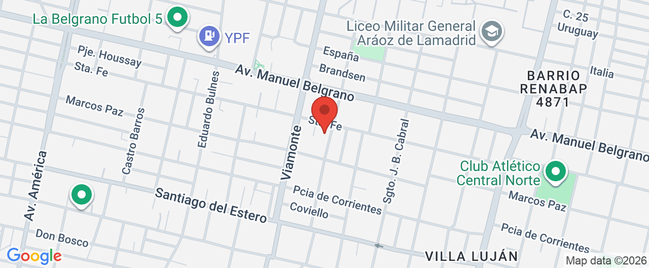 Mapa de la ubicación
