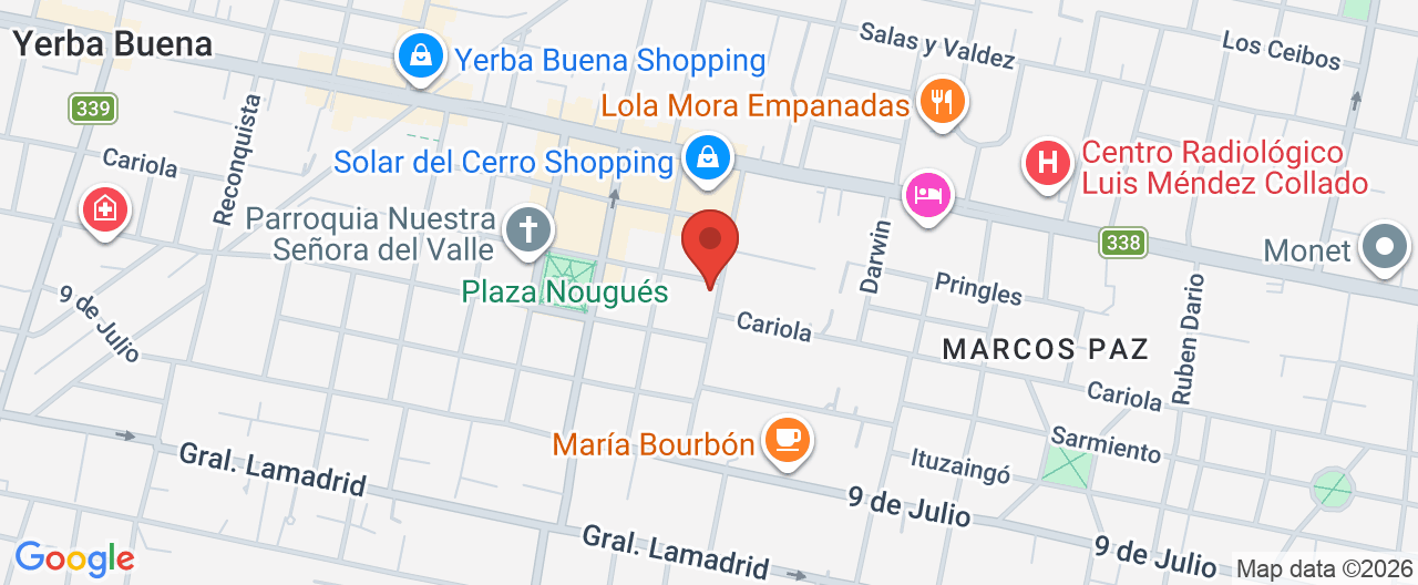 Mapa de la ubicación