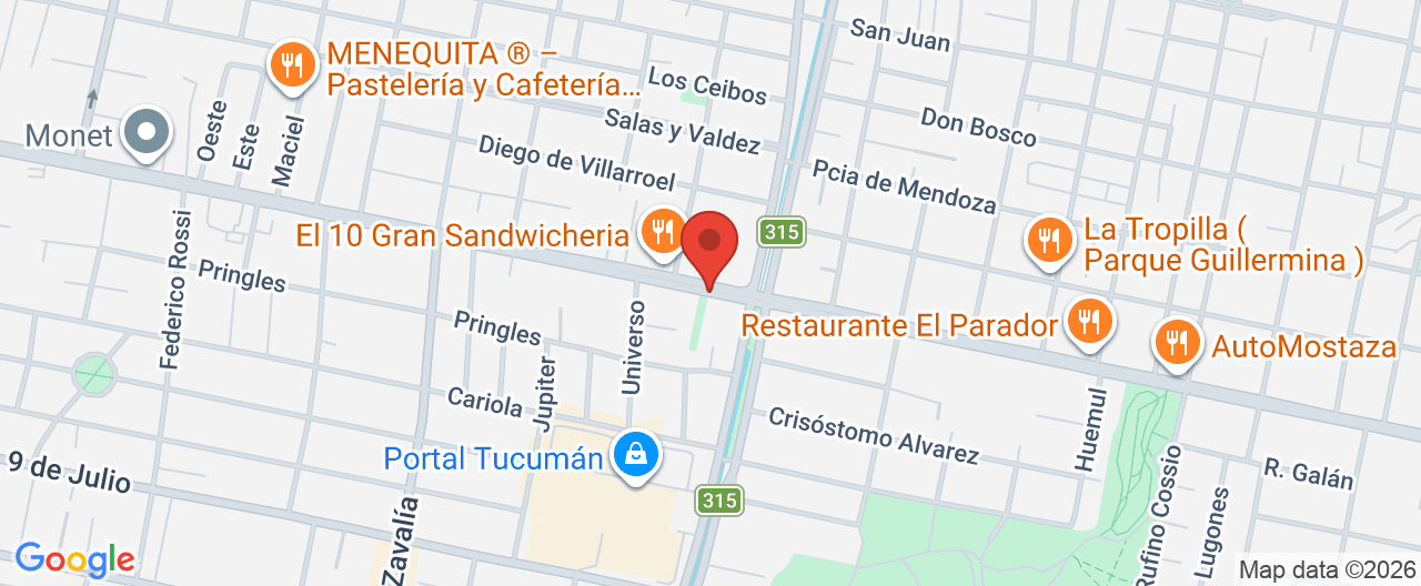 Mapa de la ubicación