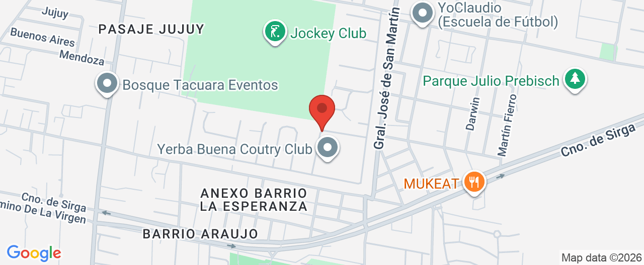 Mapa de la ubicación