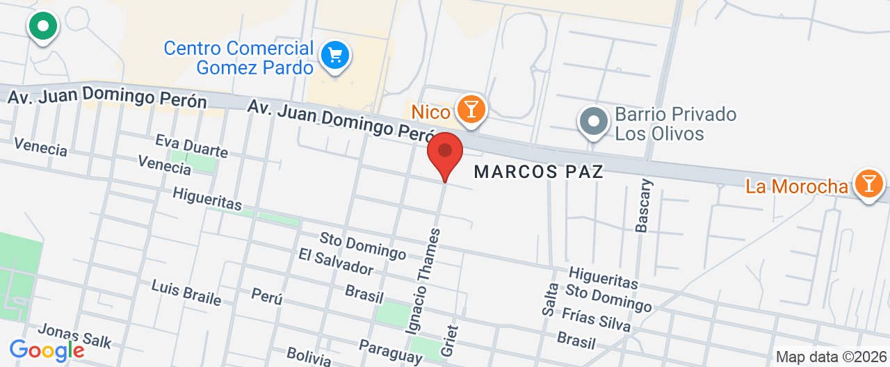 Mapa de la ubicación