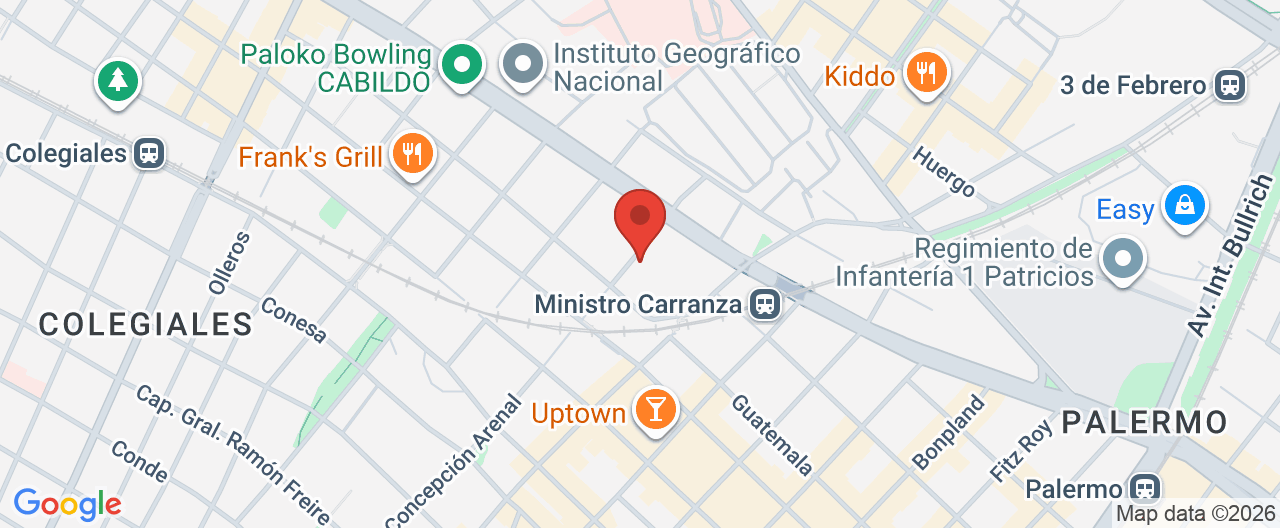 Mapa de la ubicación