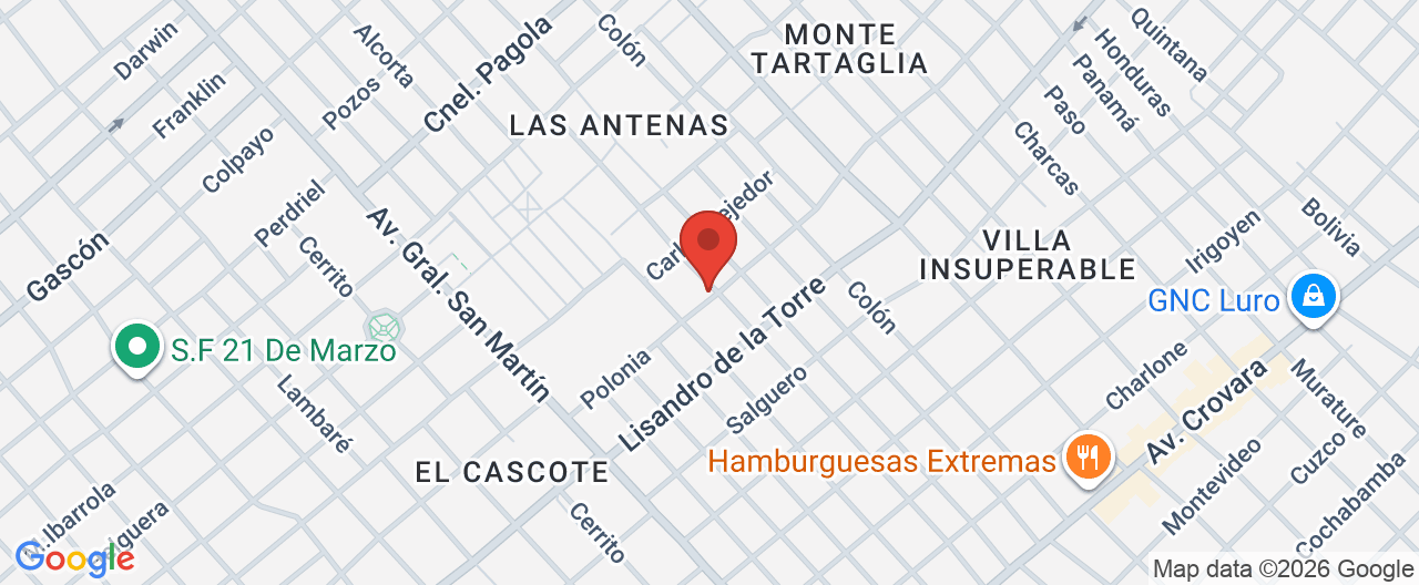 Mapa de la ubicación