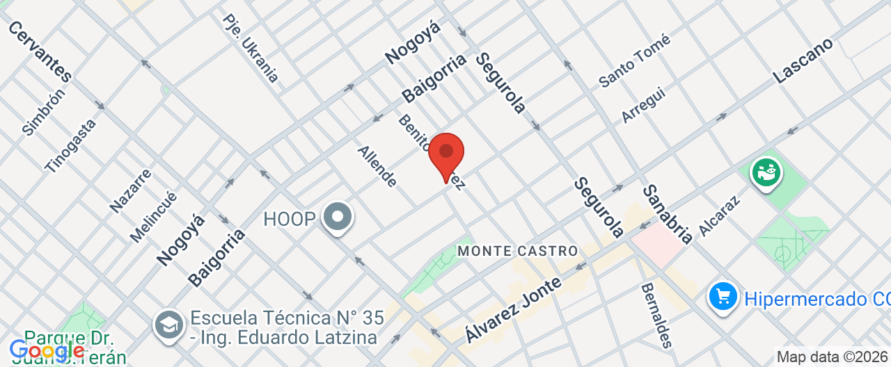 Mapa de la ubicación