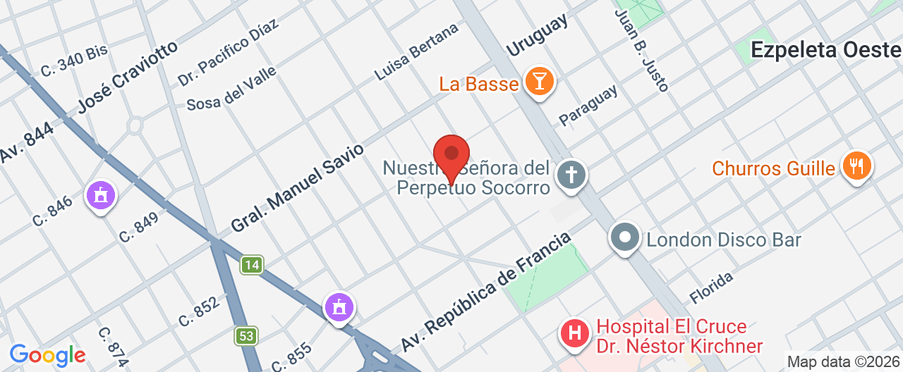 Mapa de la ubicación