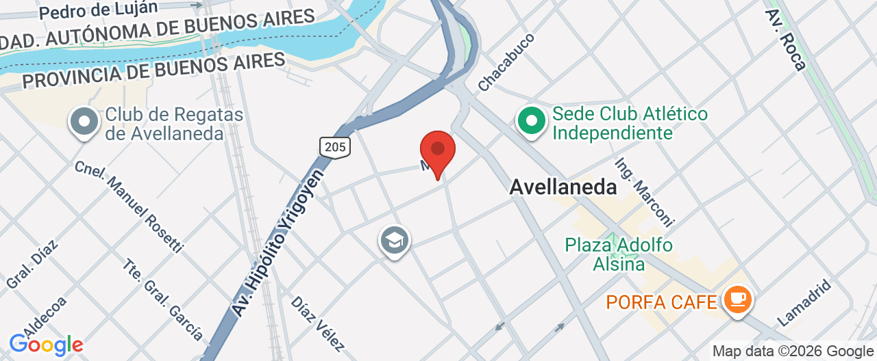 Mapa de la ubicación