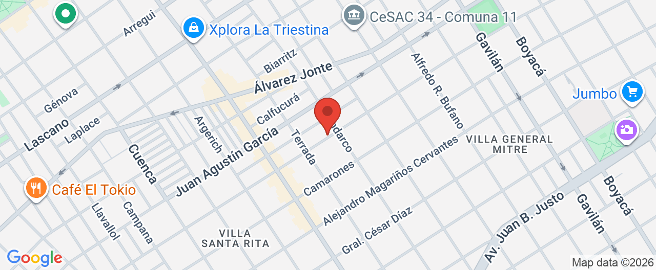 Mapa de la ubicación