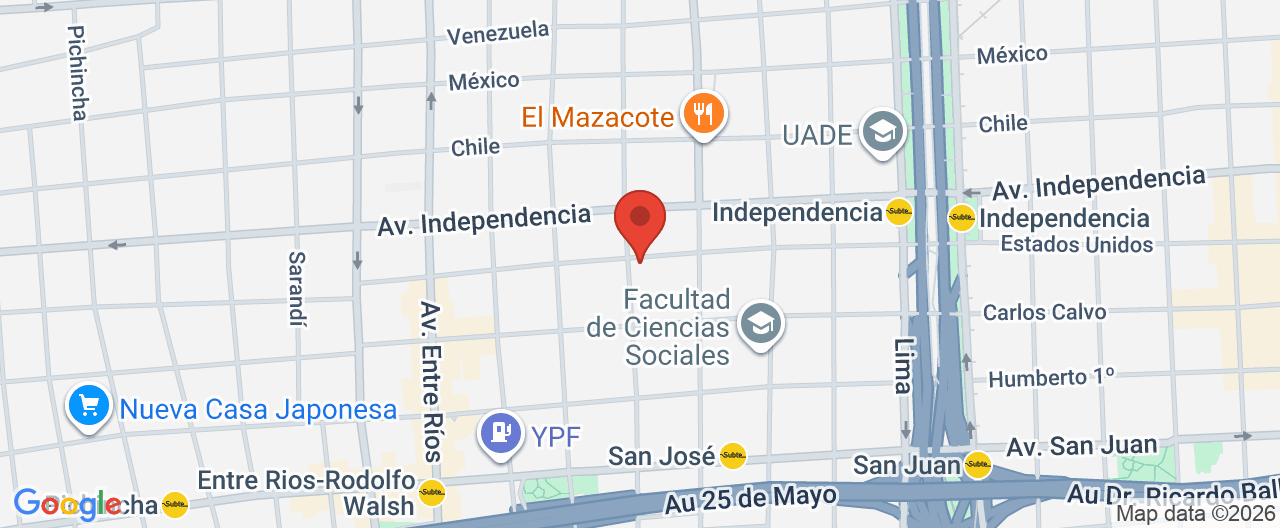Mapa de la ubicación