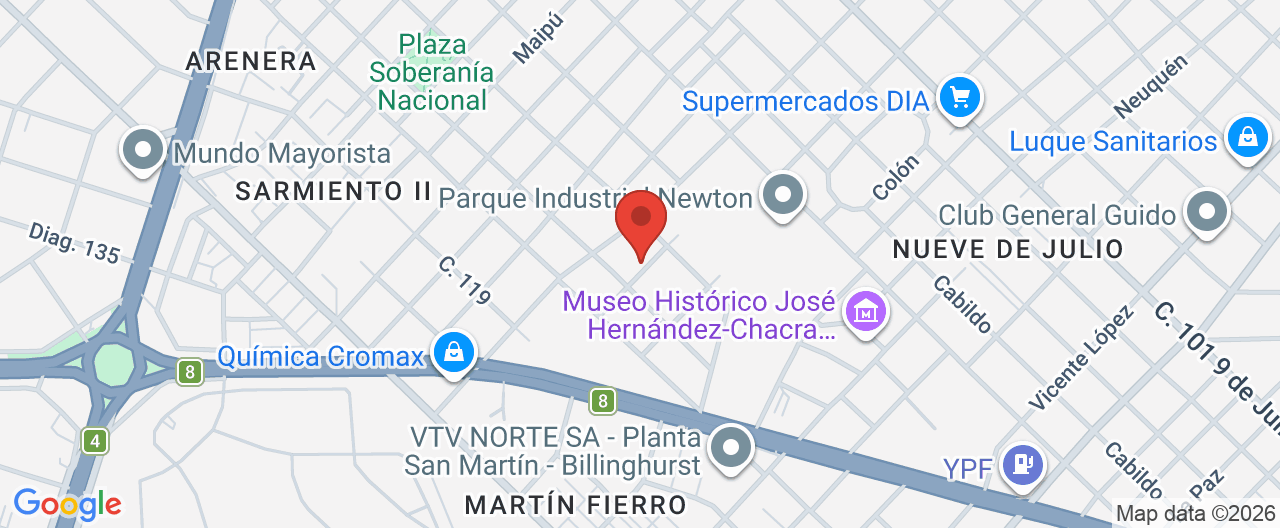Mapa de la ubicación