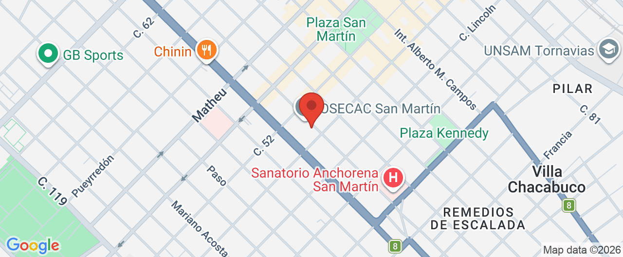 Mapa de la ubicación