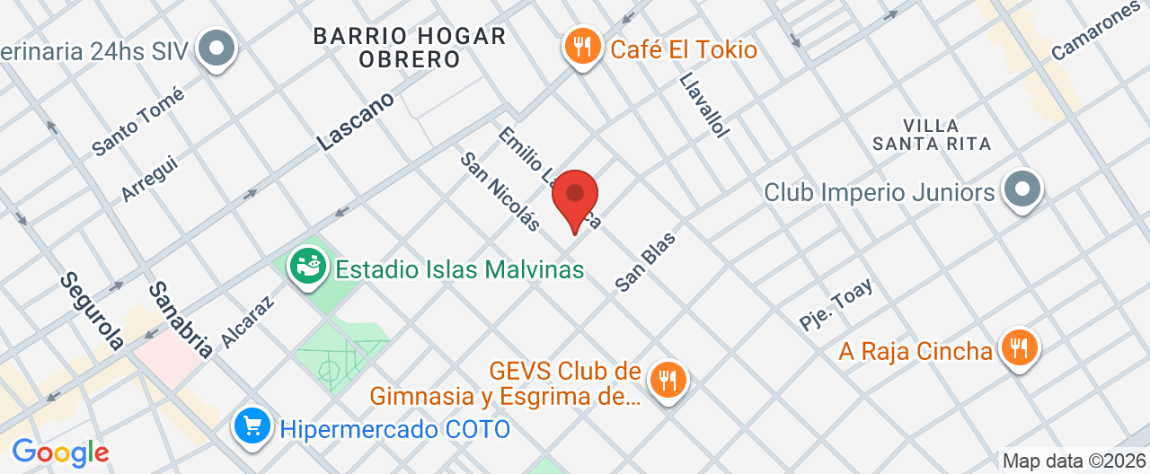 Mapa de la ubicación