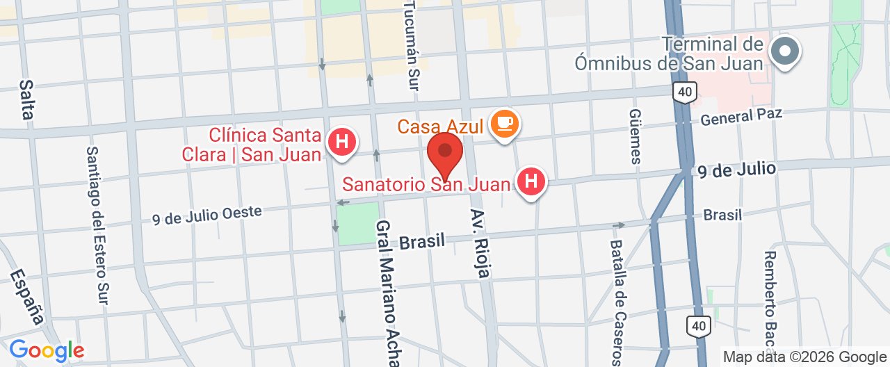 Mapa de la ubicación