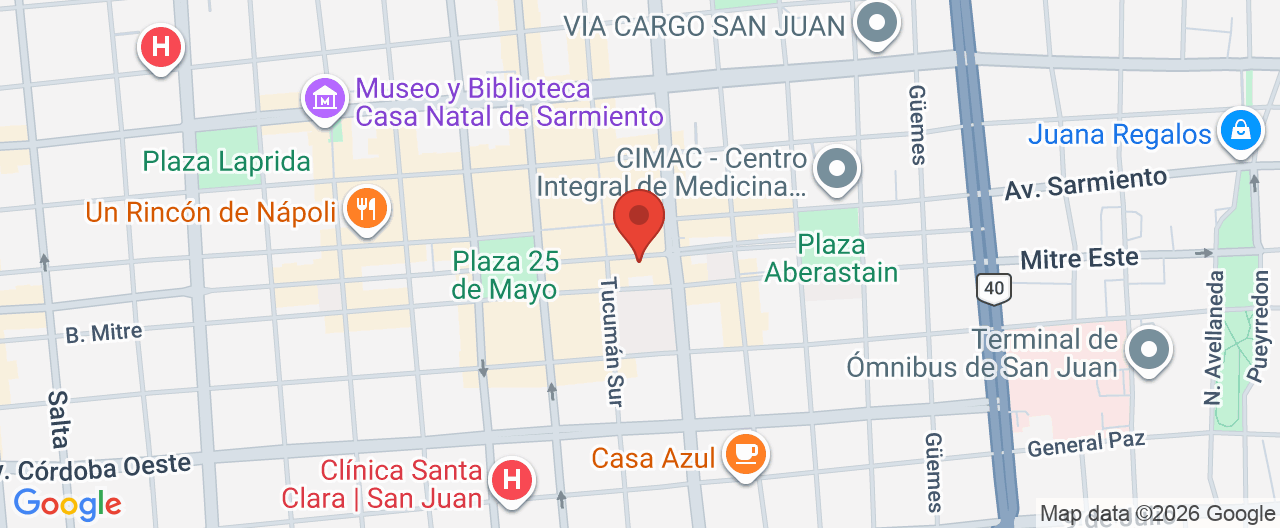 Mapa de la ubicación
