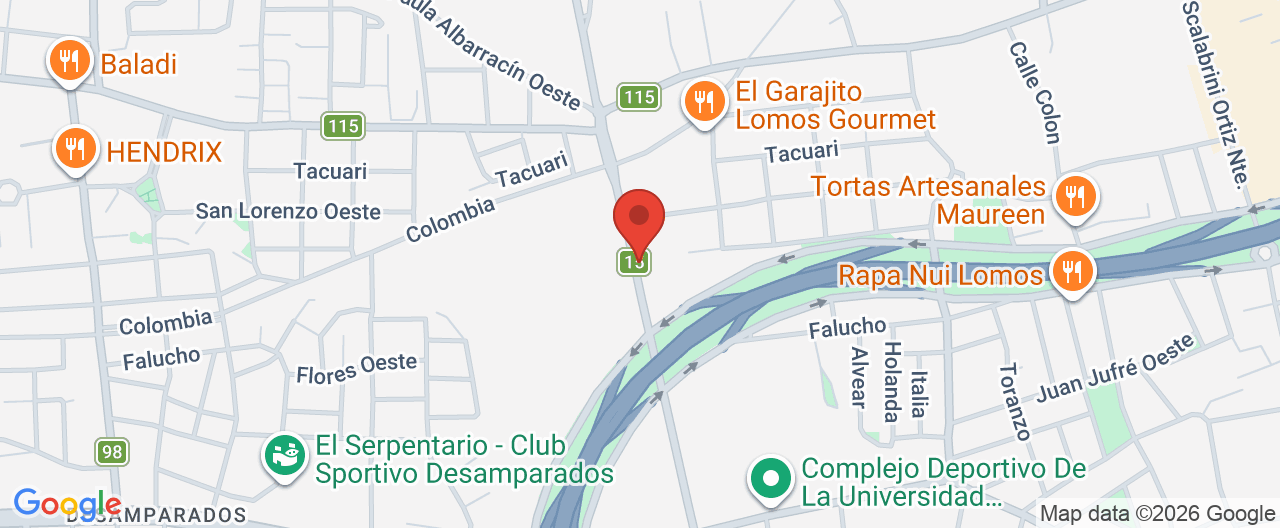 Mapa de la ubicación