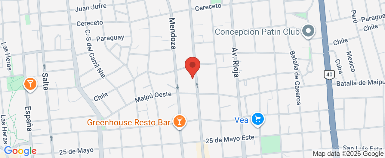 Mapa de la ubicación