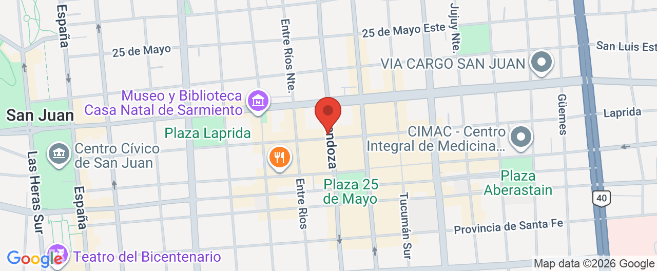 Mapa de la ubicación