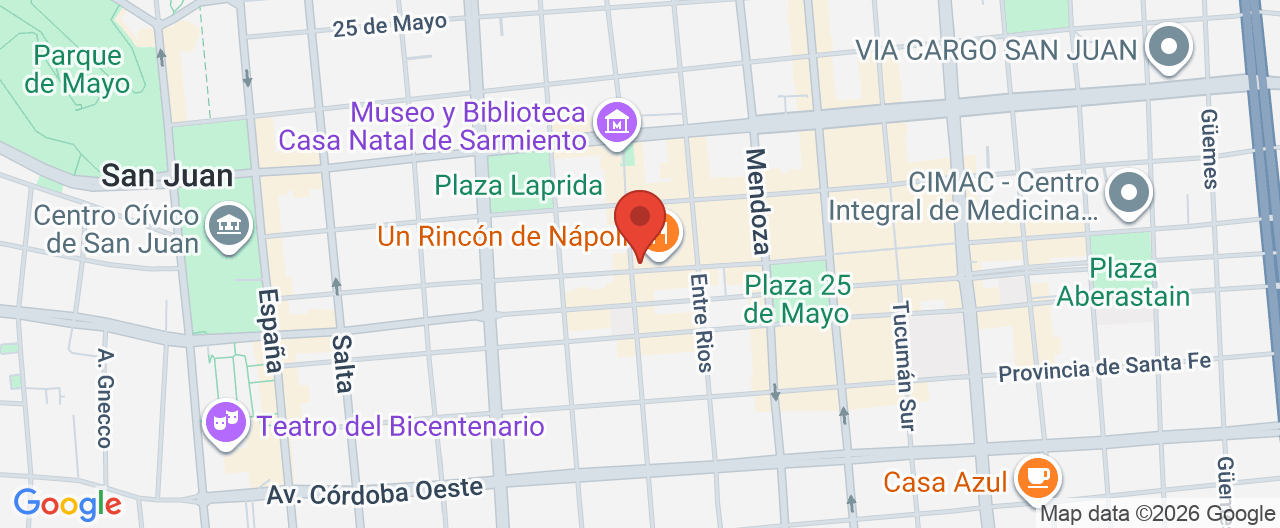 Mapa de la ubicación