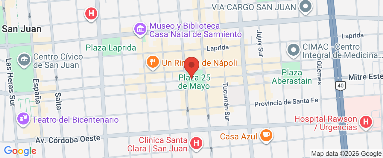Mapa de la ubicación