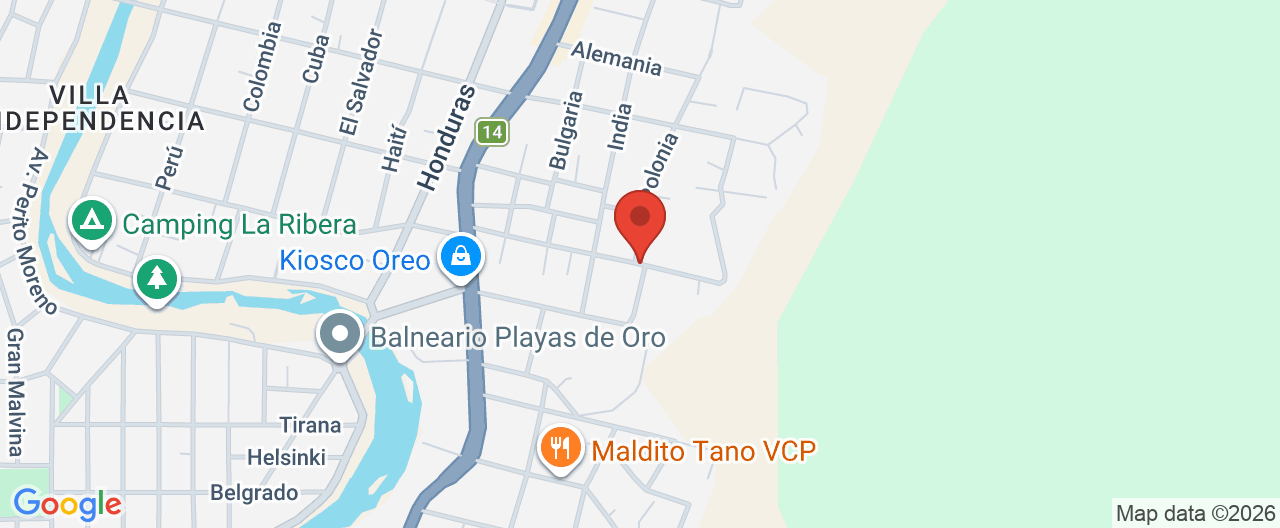 Mapa de la ubicación