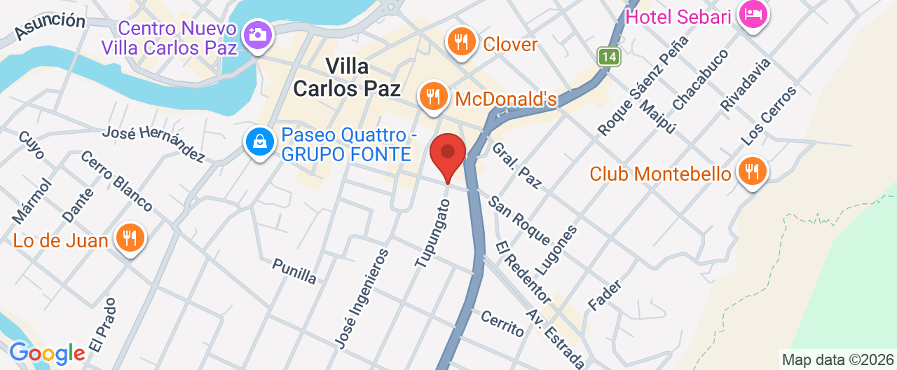 Mapa de la ubicación