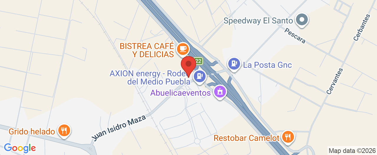 Mapa de la ubicación