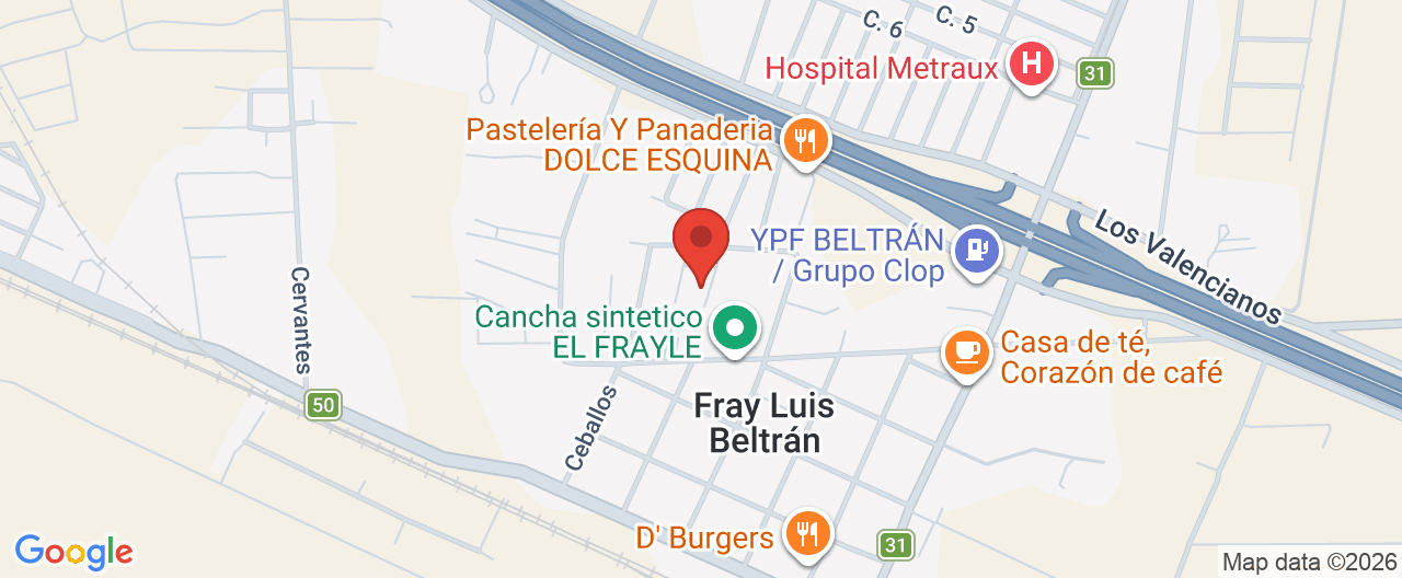 Mapa de la ubicación