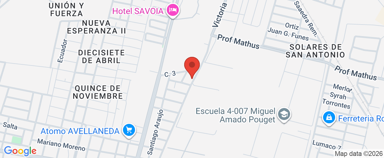 Mapa de la ubicación