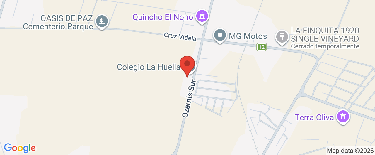 Mapa de la ubicación