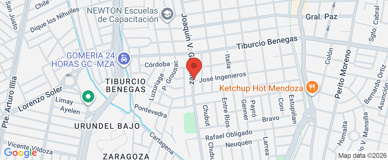 Mapa de la ubicación