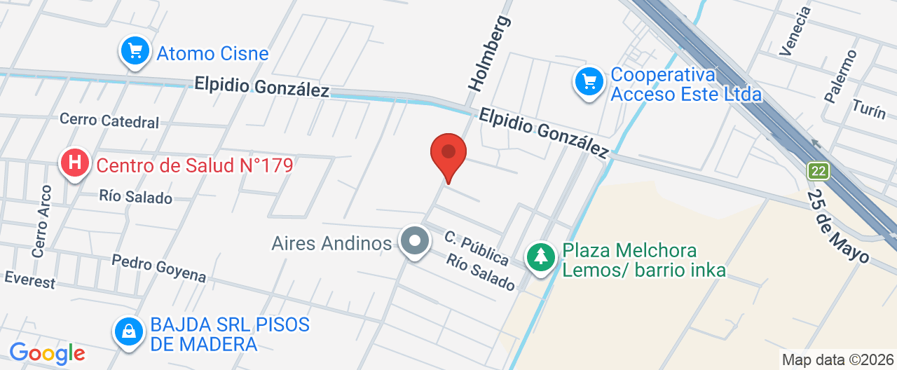 Mapa de la ubicación