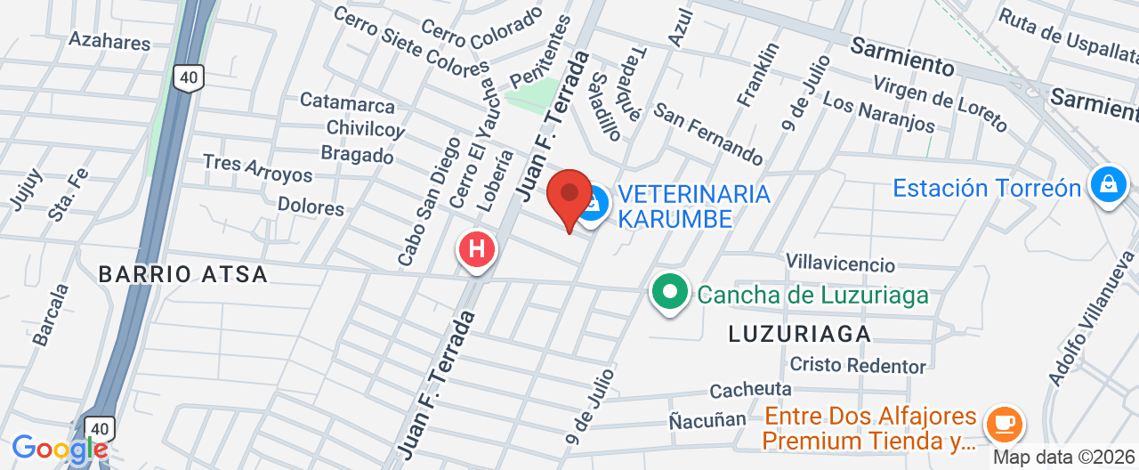 Mapa de la ubicación