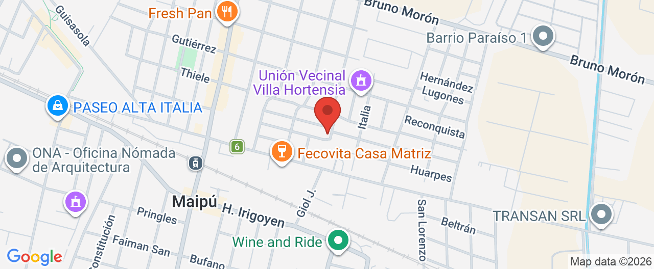 Mapa de la ubicación