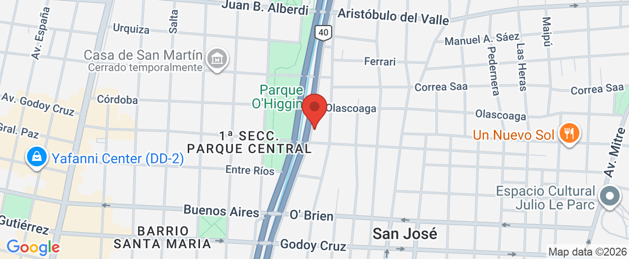 Mapa de la ubicación