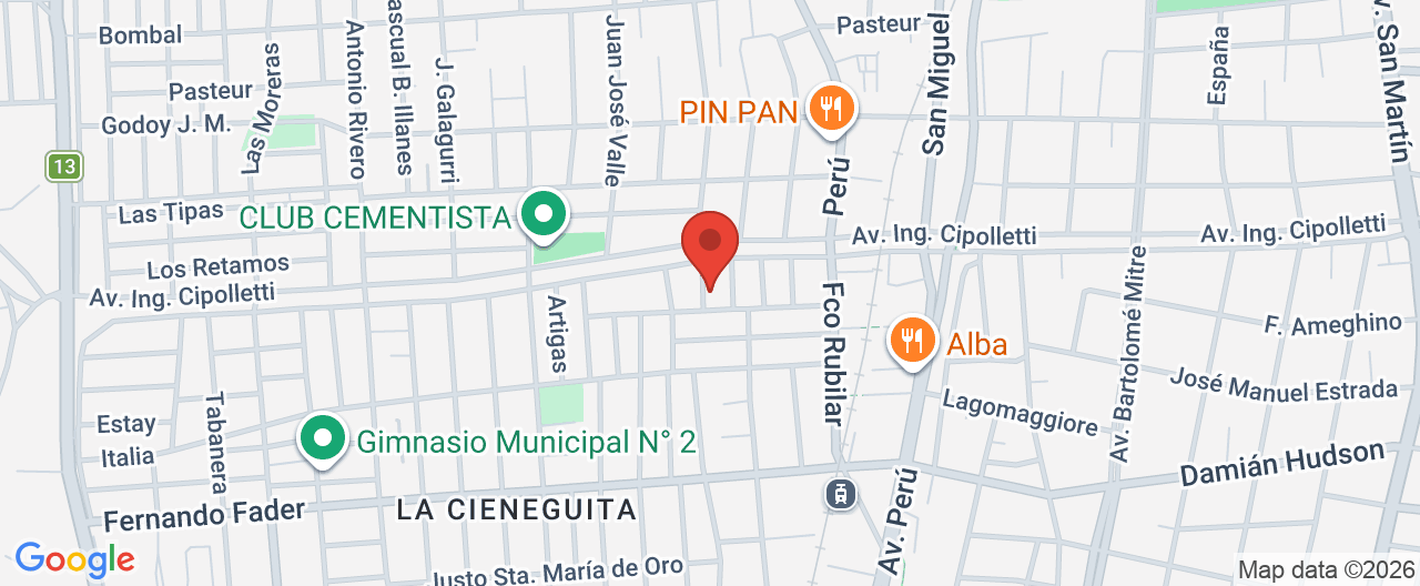 Mapa de la ubicación