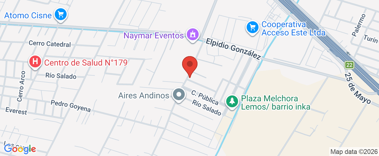 Mapa de la ubicación
