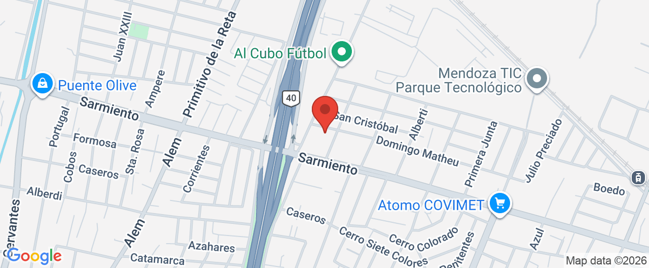 Mapa de la ubicación