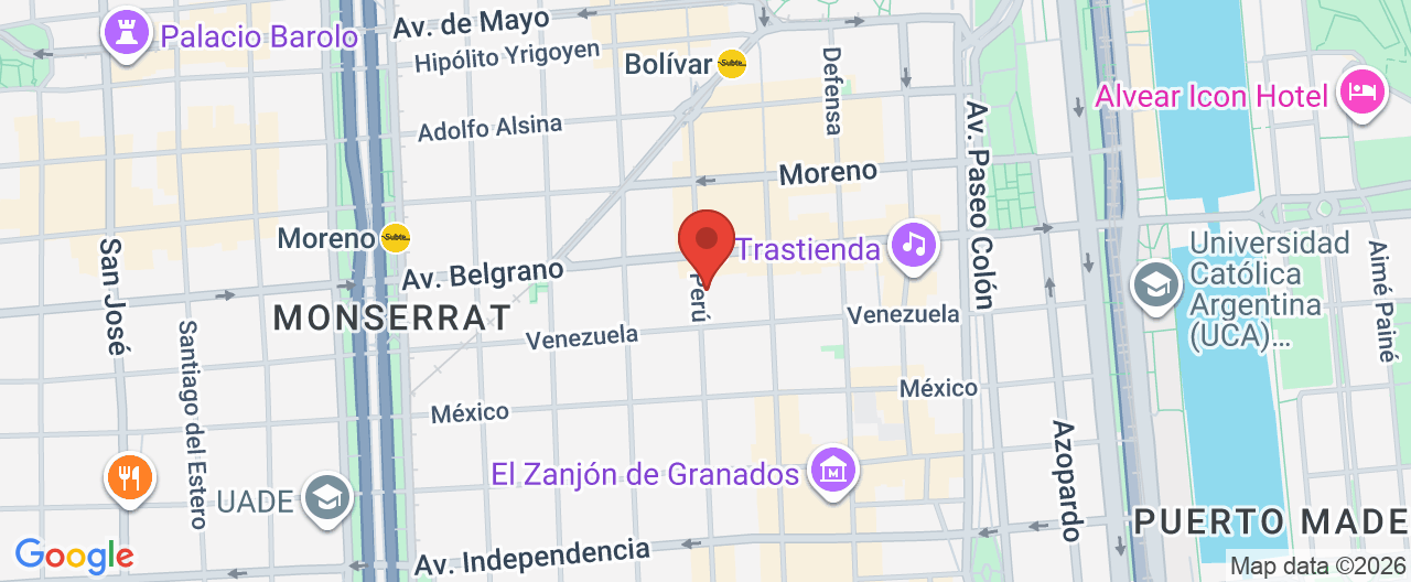 Mapa de la ubicación