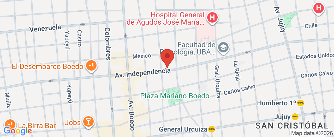 Mapa de la ubicación