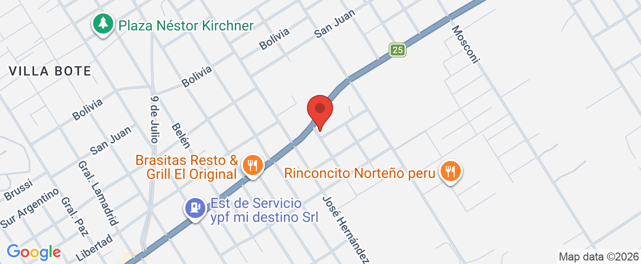 Mapa de la ubicación