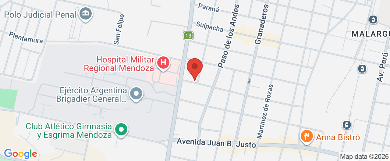 Mapa de la ubicación