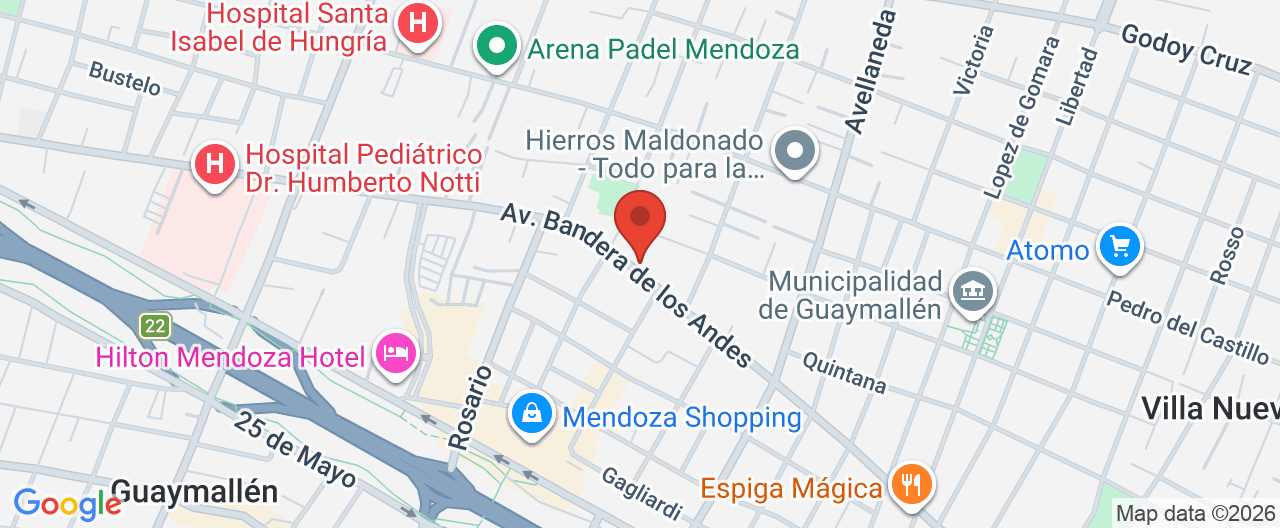 Mapa de la ubicación