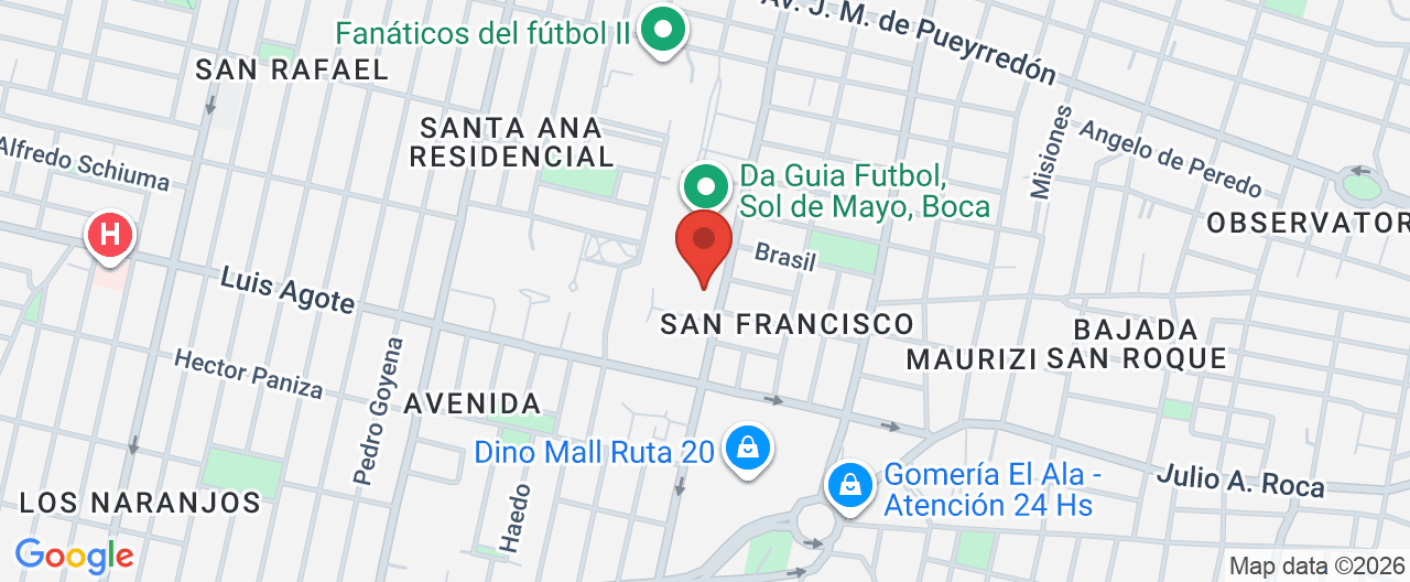 Mapa de la ubicación