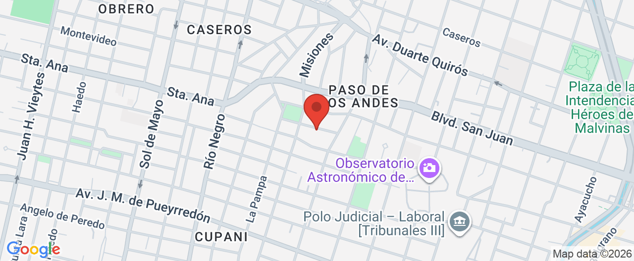 Mapa de la ubicación