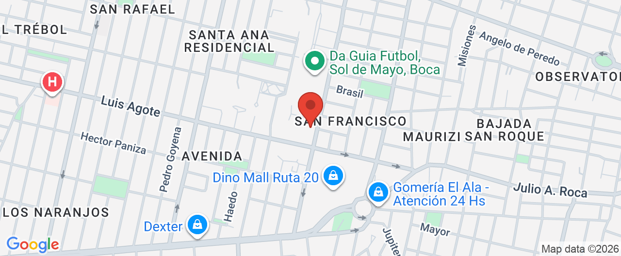 Mapa de la ubicación