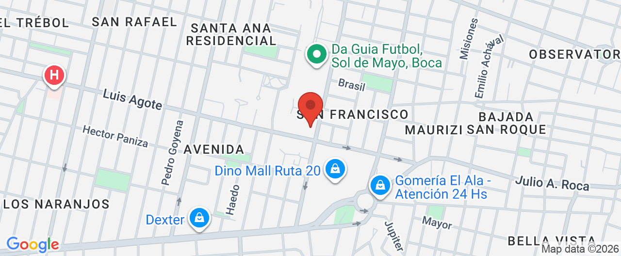 Mapa de la ubicación