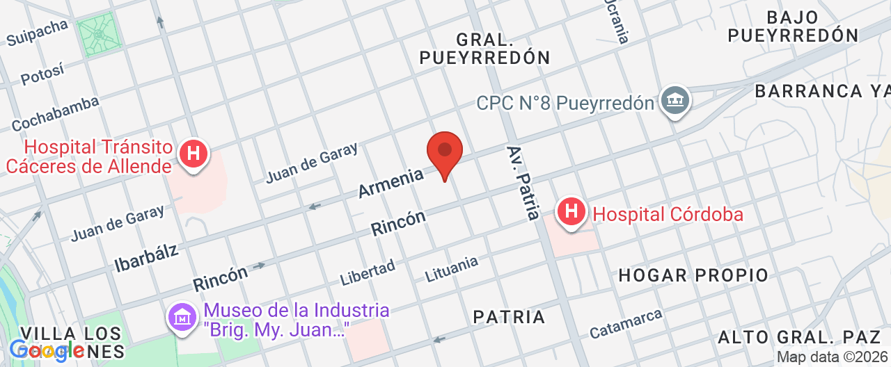 Mapa de la ubicación