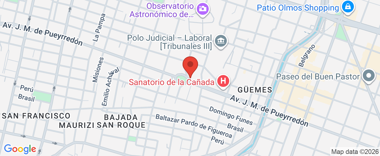 Mapa de la ubicación