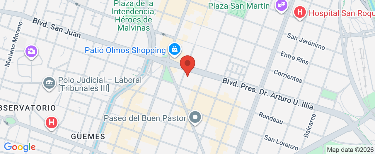 Mapa de la ubicación